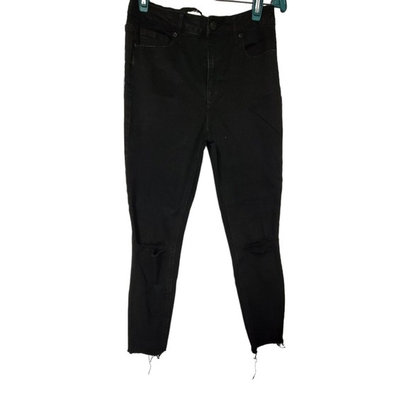 2 HARPER Skinny Distressed Raw Hem Jeans Size 27 High Rise - Picture 4 of 7